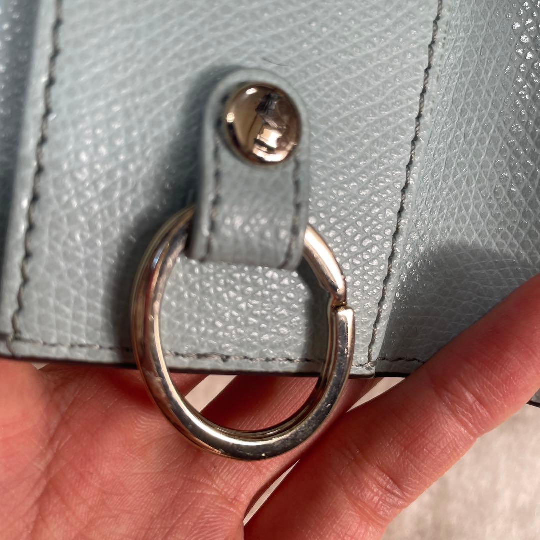 FURLA ライトブルー キーケース