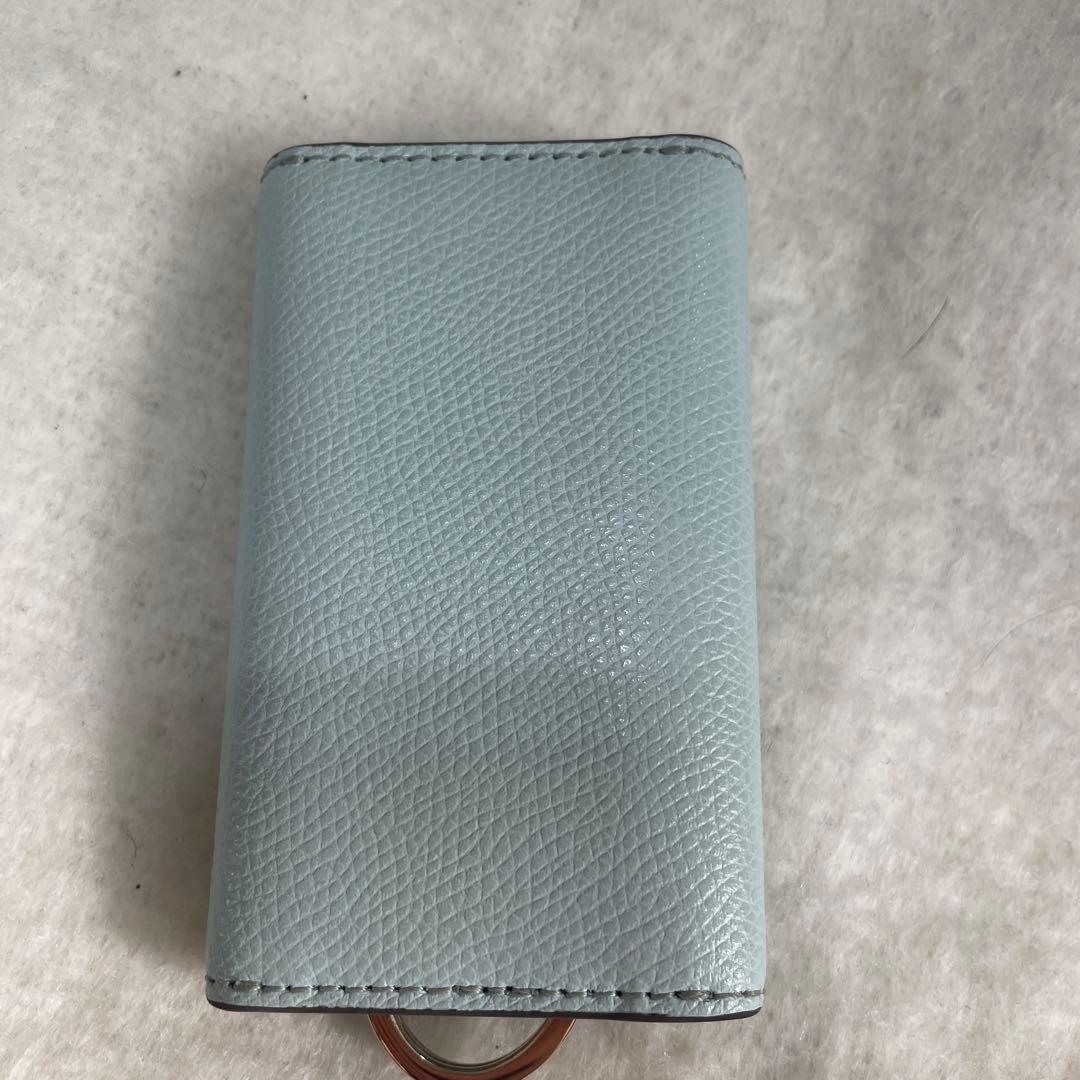 FURLA ライトブルー キーケース