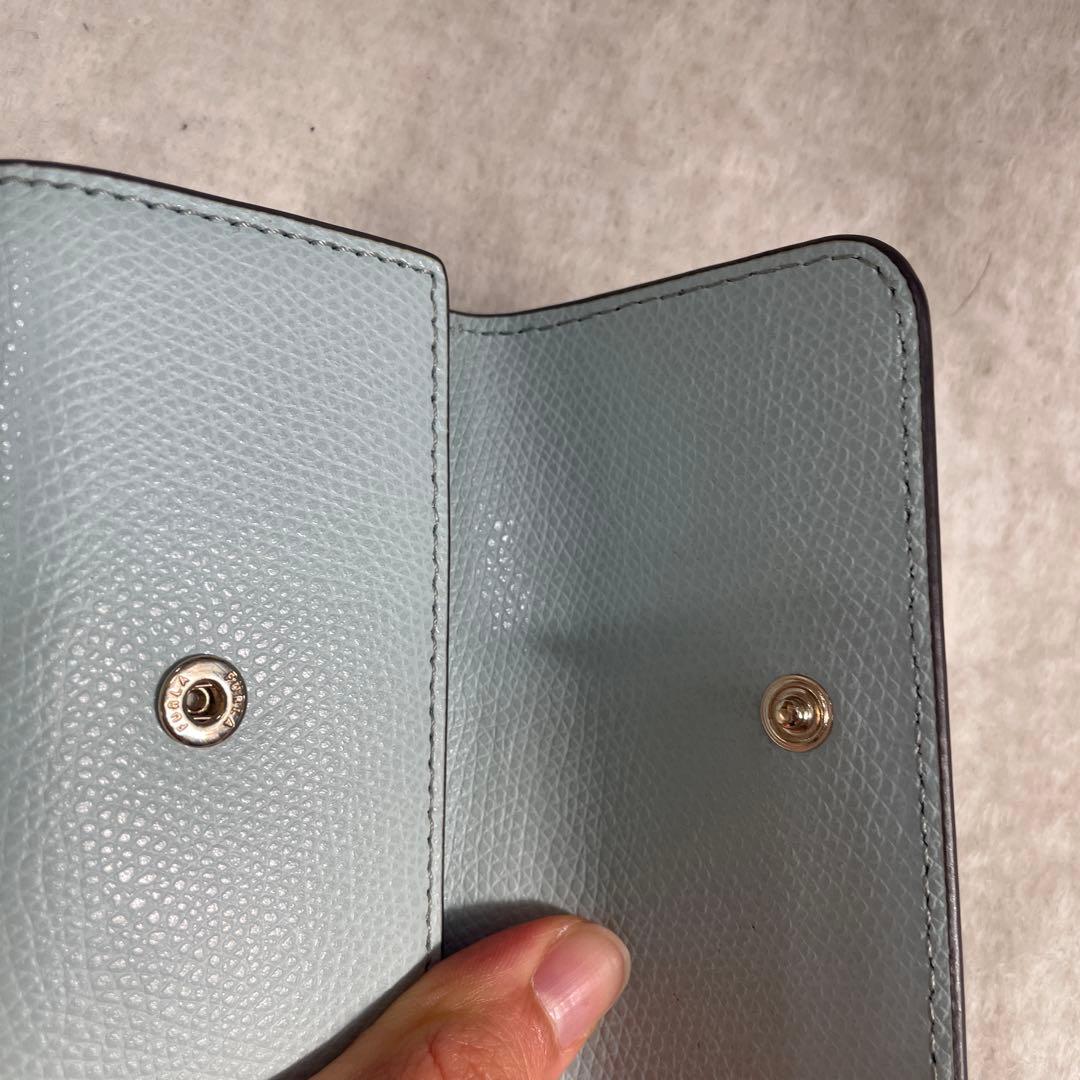 FURLA ライトブルー キーケース