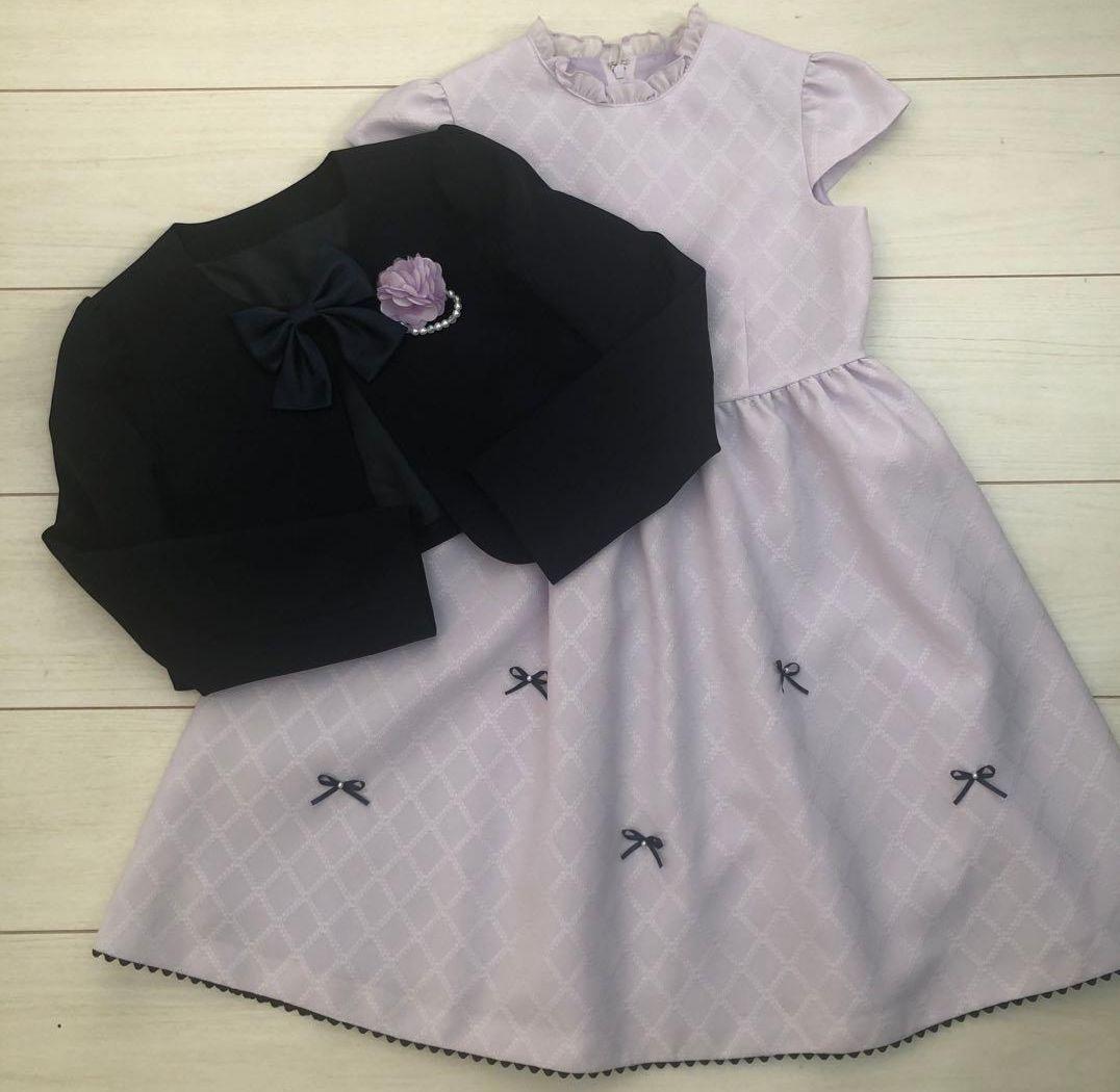 130 女の子　入学式　卒園式　フォーマルワンピース　セレモニー　結婚式