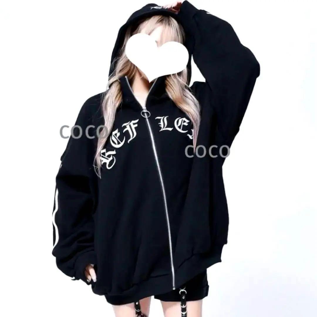 REFLEM 長袖パーカー黒ハイネックTRAVAS TOKYOトラバストーキョー