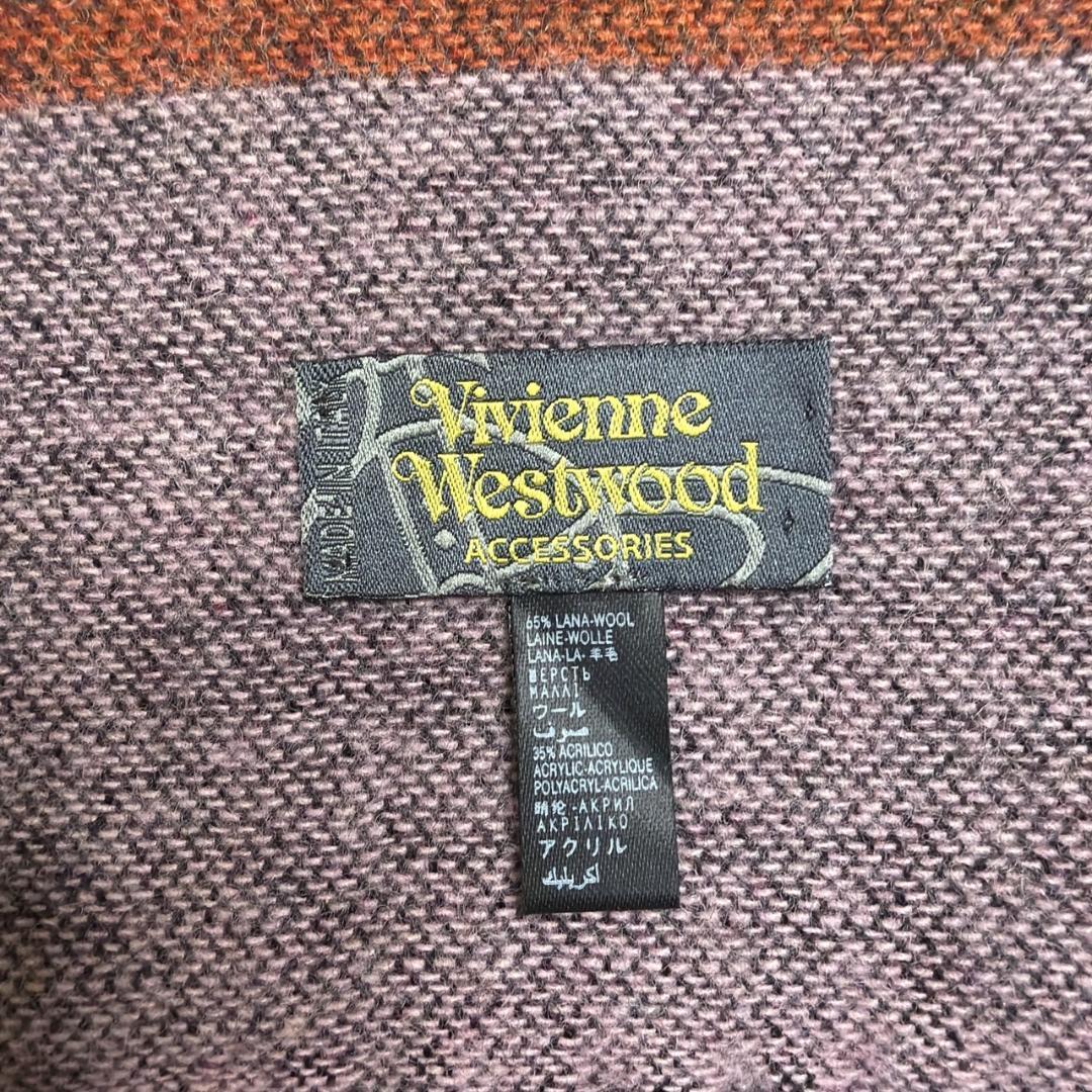 希少✨ Vivienne Westwood ドクロ オーブ マフラー ボルドー