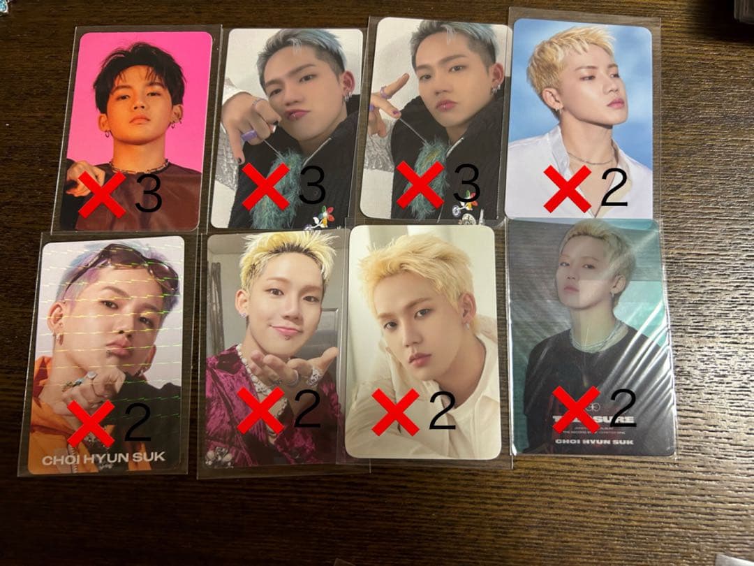 TRESURE ヒョンソク トレカ ポスカ セット