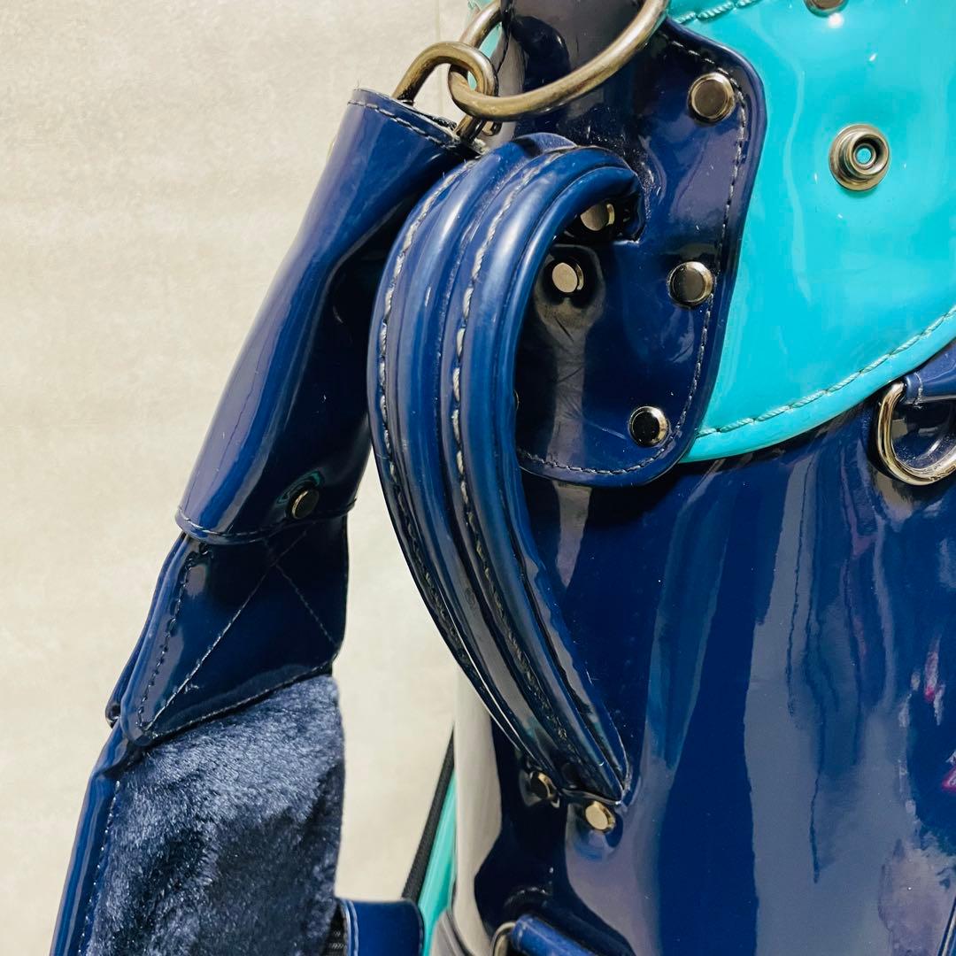 PEARLY GATES パーリーゲイツ キャディバッグ ゴルフバッグ エナメル