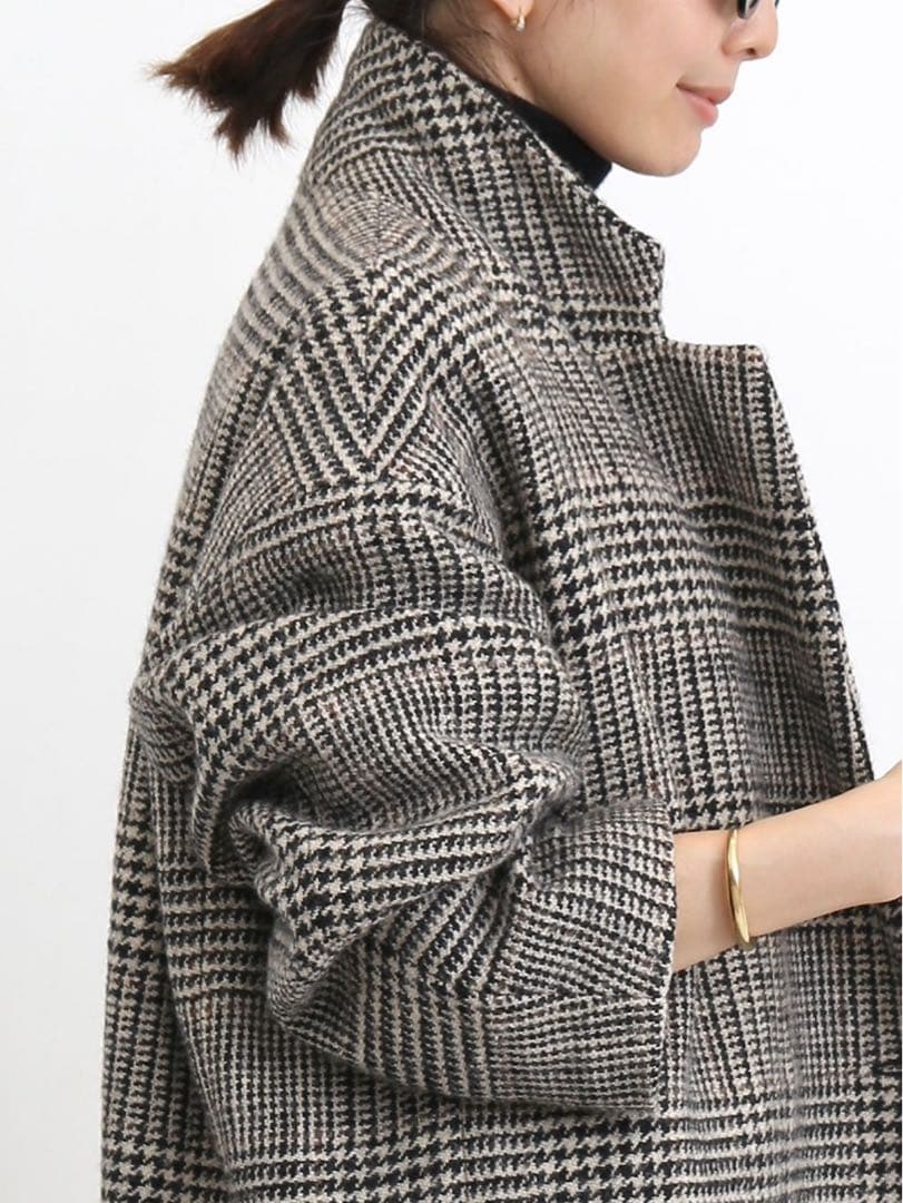 ジャケット・アウター L'Appartement LISIERE CHECK W COAT