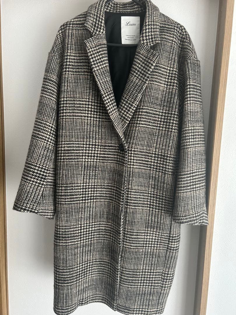 ジャケット・アウター L'Appartement LISIERE CHECK W COAT