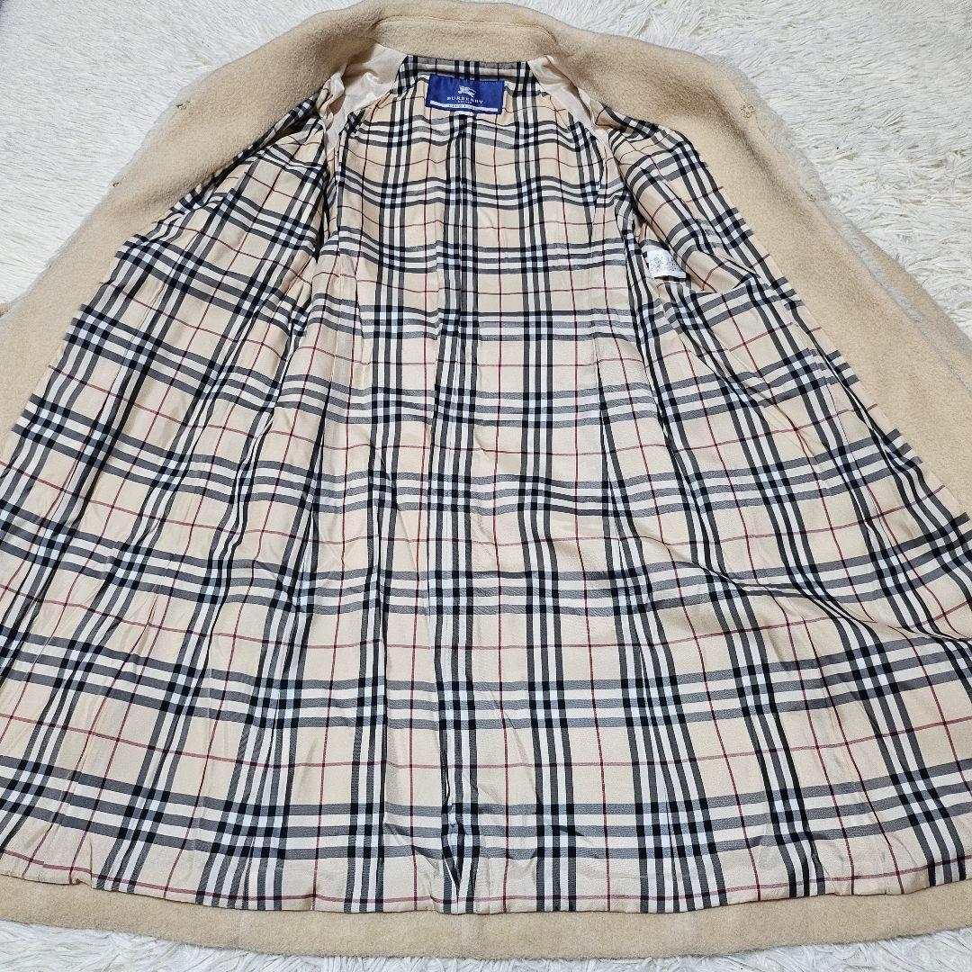 BURBERRY BLUE LABEL ロングコート モヘヤ アルパカ