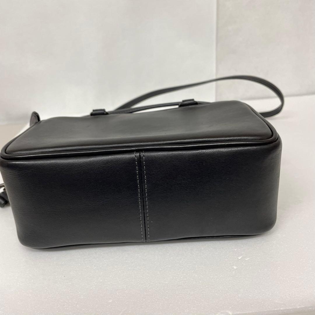COACH サッチェルクロスボディ 2way ブラックレザー CT776 ST