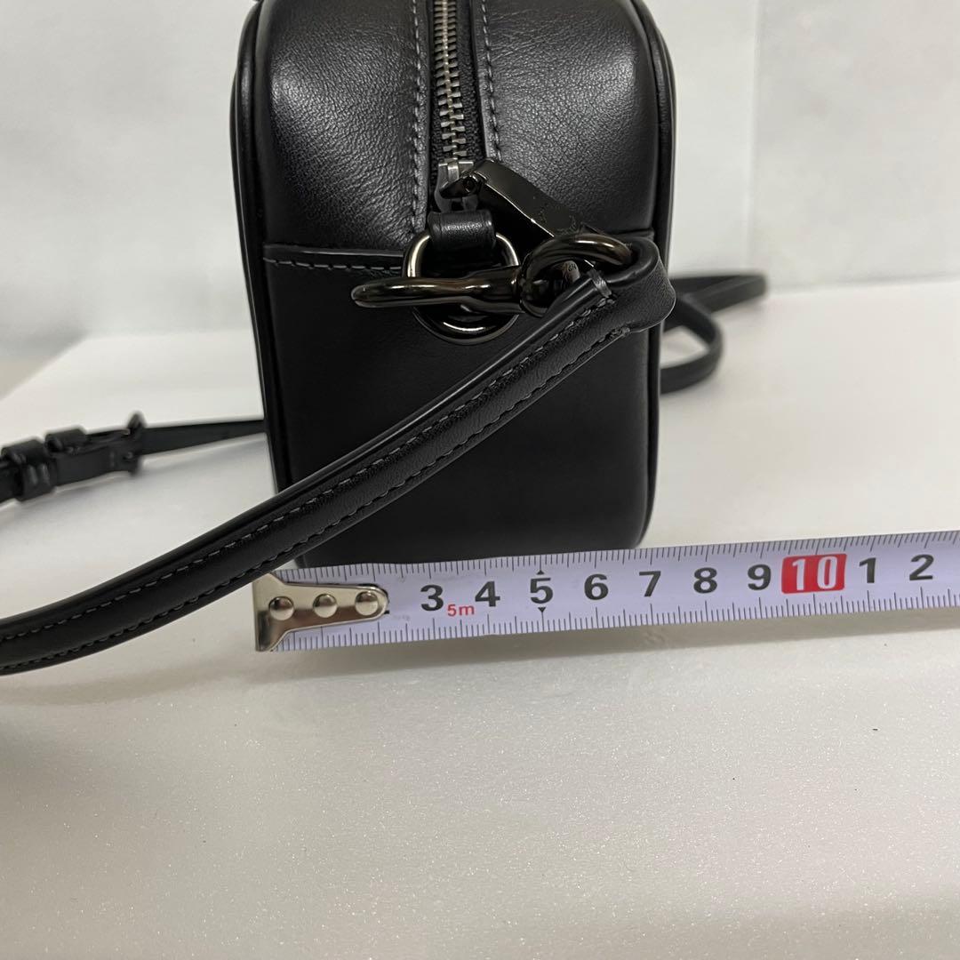 COACH サッチェルクロスボディ 2way ブラックレザー CT776 ST