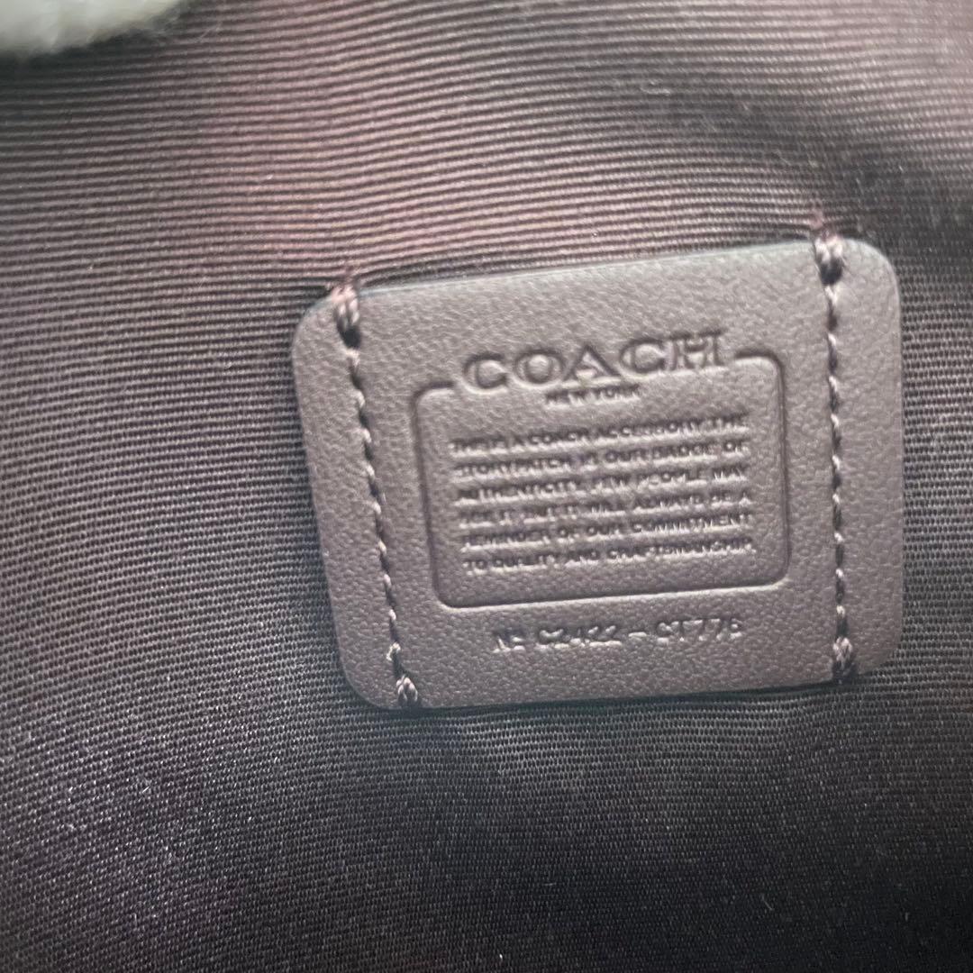 COACH サッチェルクロスボディ 2way ブラックレザー CT776 ST