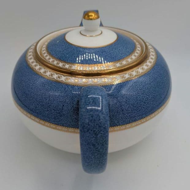 特★ウェッジウッド　ユーランダーブルー　ティーポット＆シュガーポット＆クリーマー