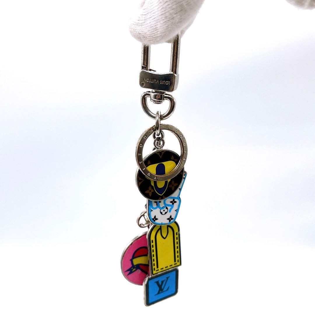 LOUIS VUITTON ポルトクレ　ストーリーズ　チャーム マルチカラー
