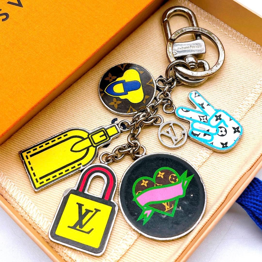 LOUIS VUITTON ポルトクレ　ストーリーズ　チャーム マルチカラー