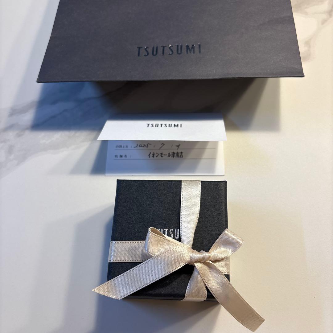 新品未使用品TSUTSUMI K10ピンクゴールドダイヤモンドピアス