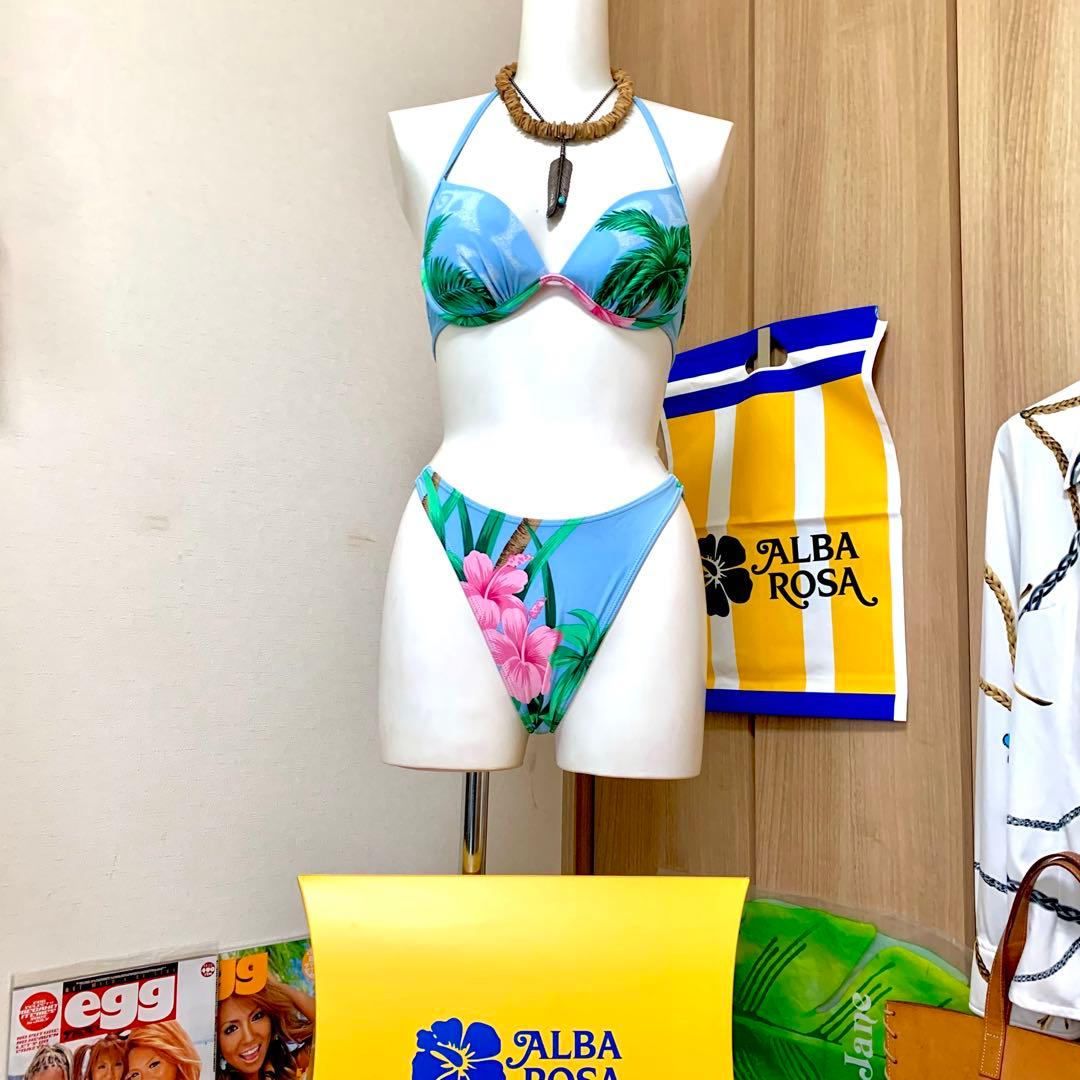 【スーパーレア！】アルバローザ　水着　ヤシ柄　★当時物！
