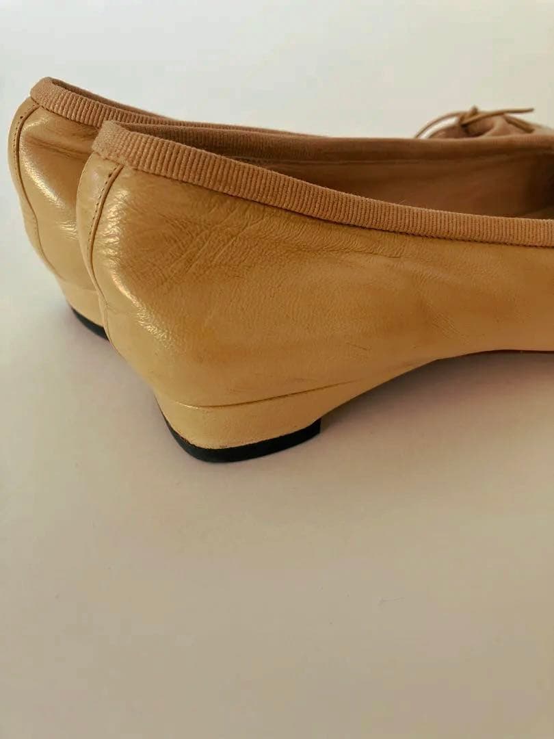 CHANEL フラットシューズ シャネル バレエシューズ ベージュ