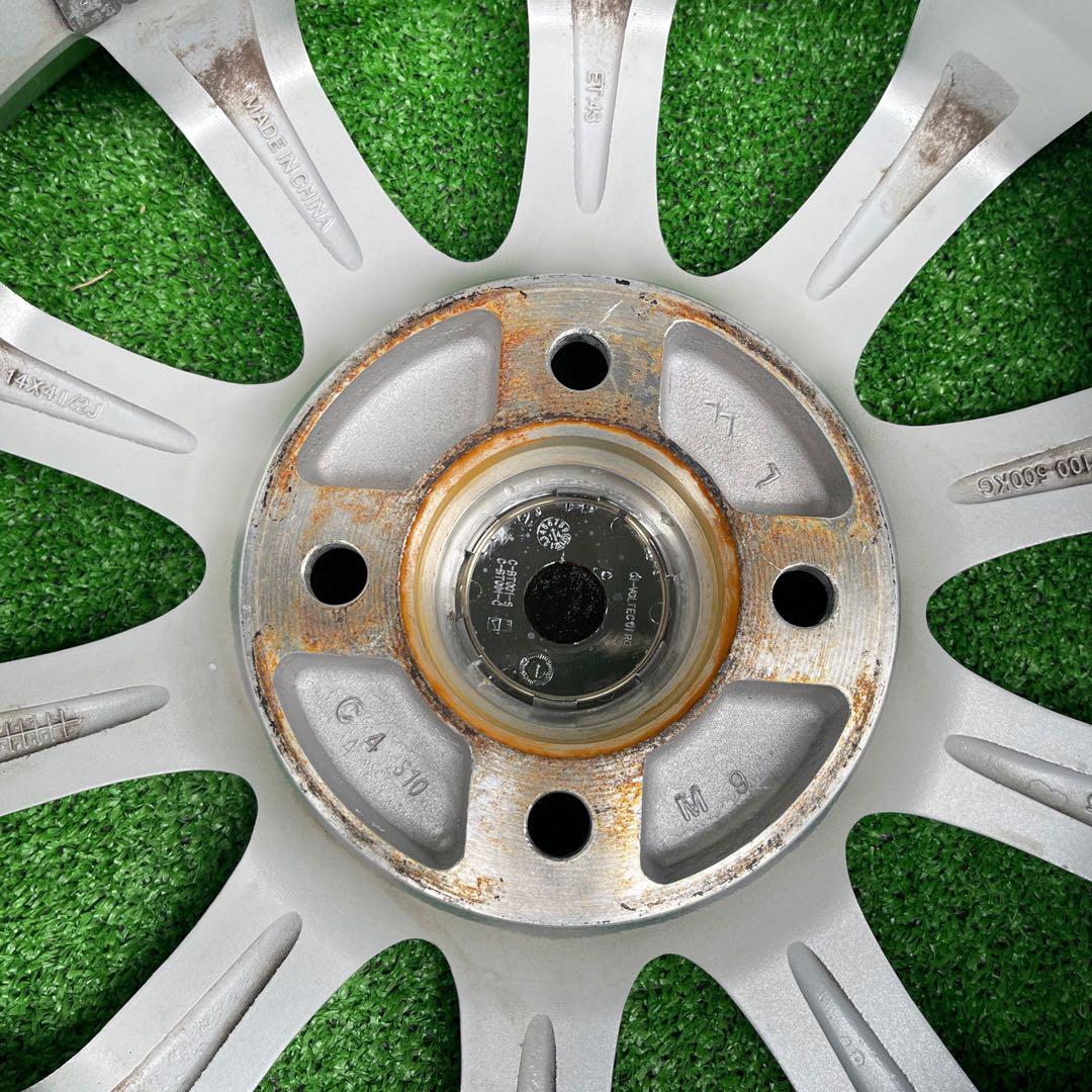 AZ SPORTS 14x4.5J +43 4H 100 4本 アルミホイール