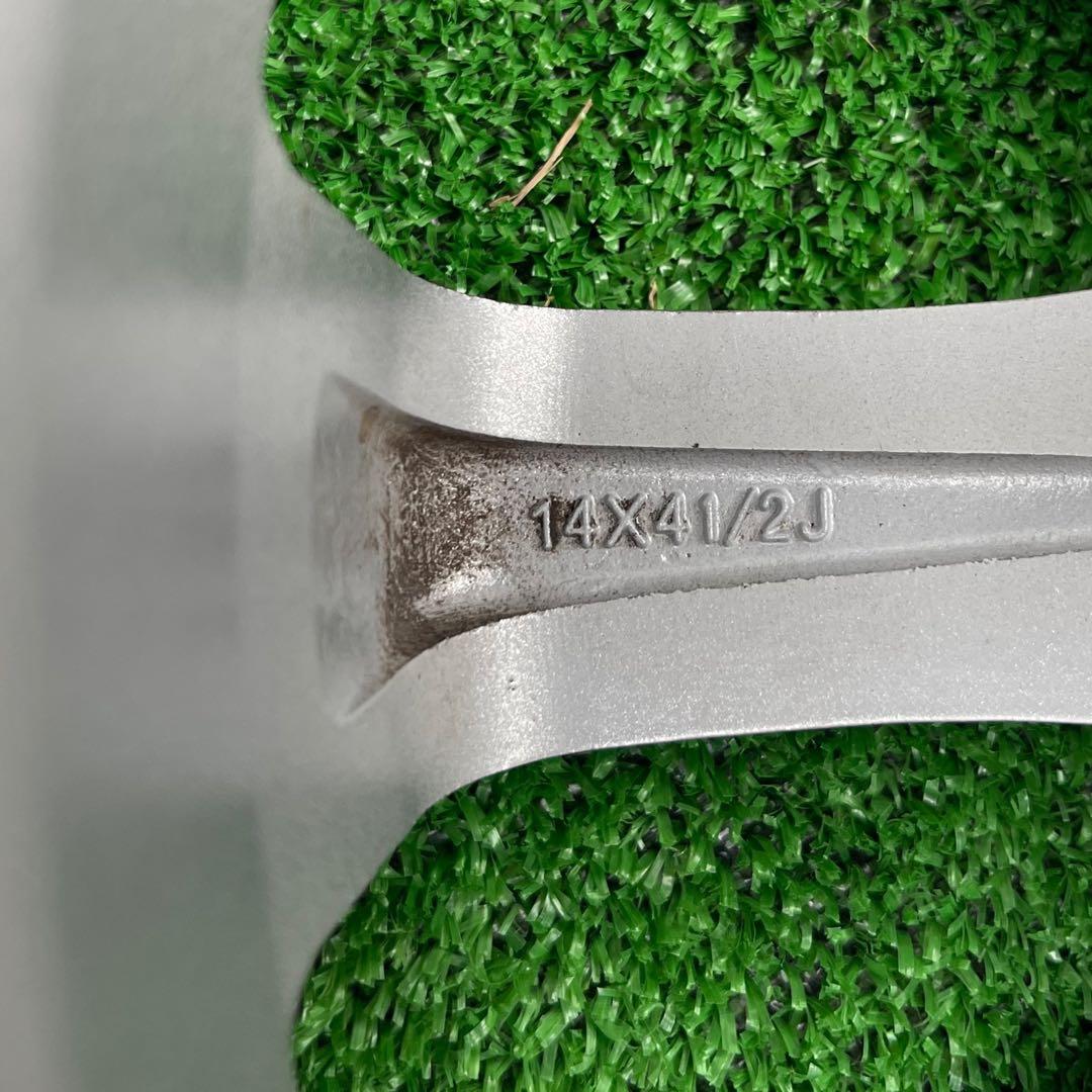 AZ SPORTS 14x4.5J +43 4H 100 4本 アルミホイール