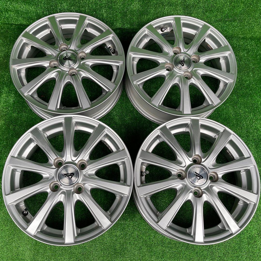 AZ SPORTS 14x4.5J +43 4H 100 4本 アルミホイール