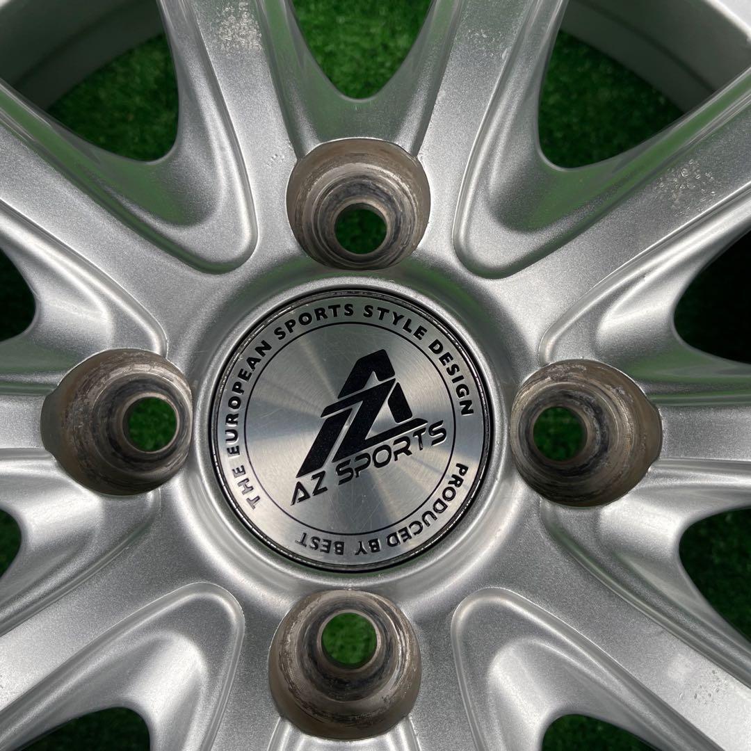 AZ SPORTS 14x4.5J +43 4H 100 4本 アルミホイール