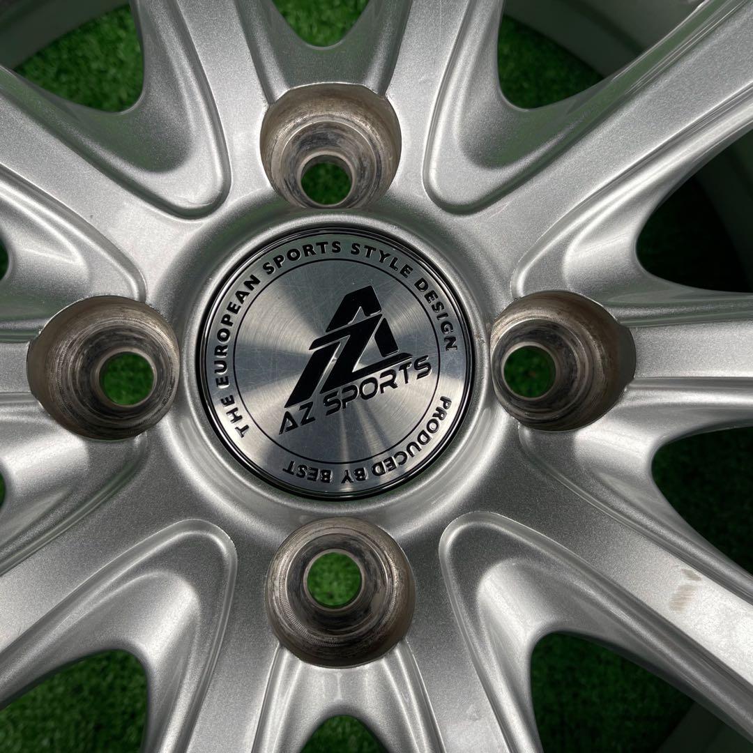 AZ SPORTS 14x4.5J +43 4H 100 4本 アルミホイール