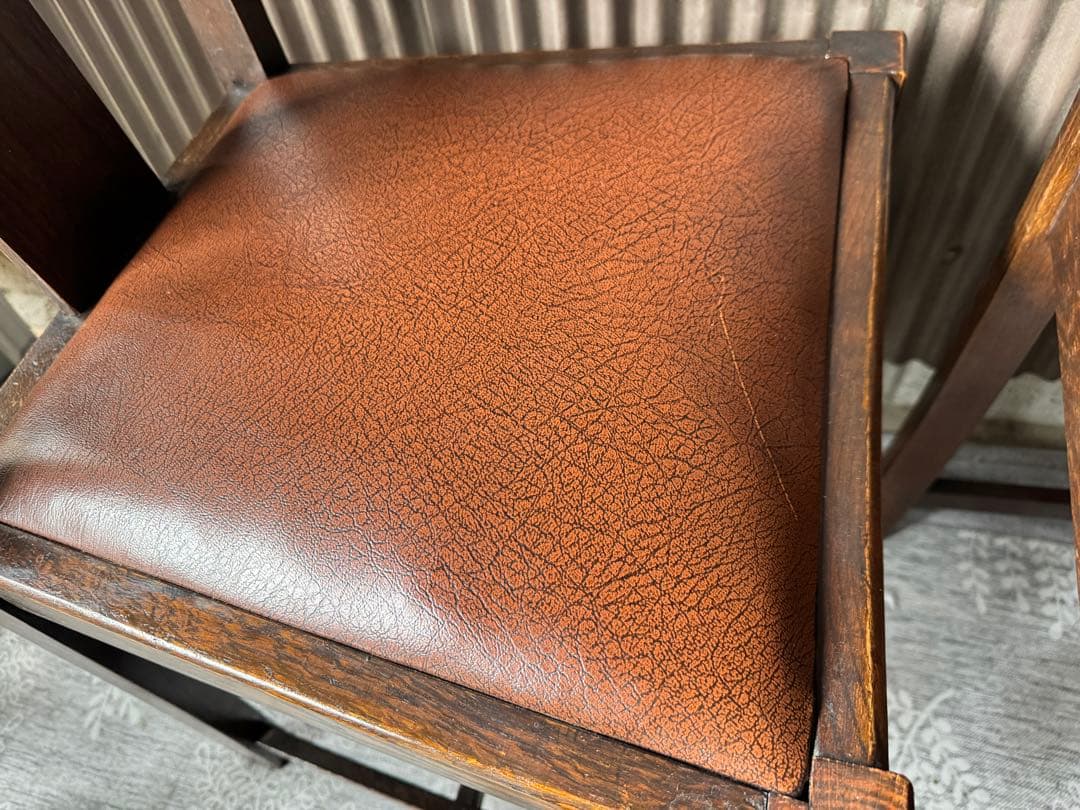 ②1脚/4脚 イギリス アンティーク 家具 ダイニング チェア 椅子