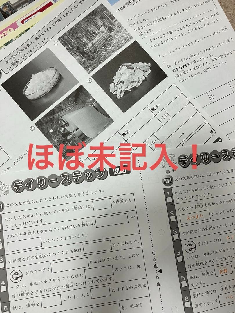 SAPIX 4年社会テキスト（デイリーサピックス） 2024年最新