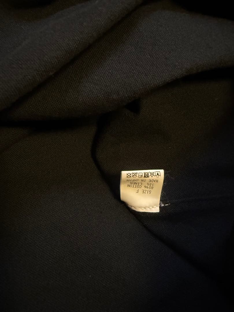 reddish brown ノーカラーコート　ジップアップ