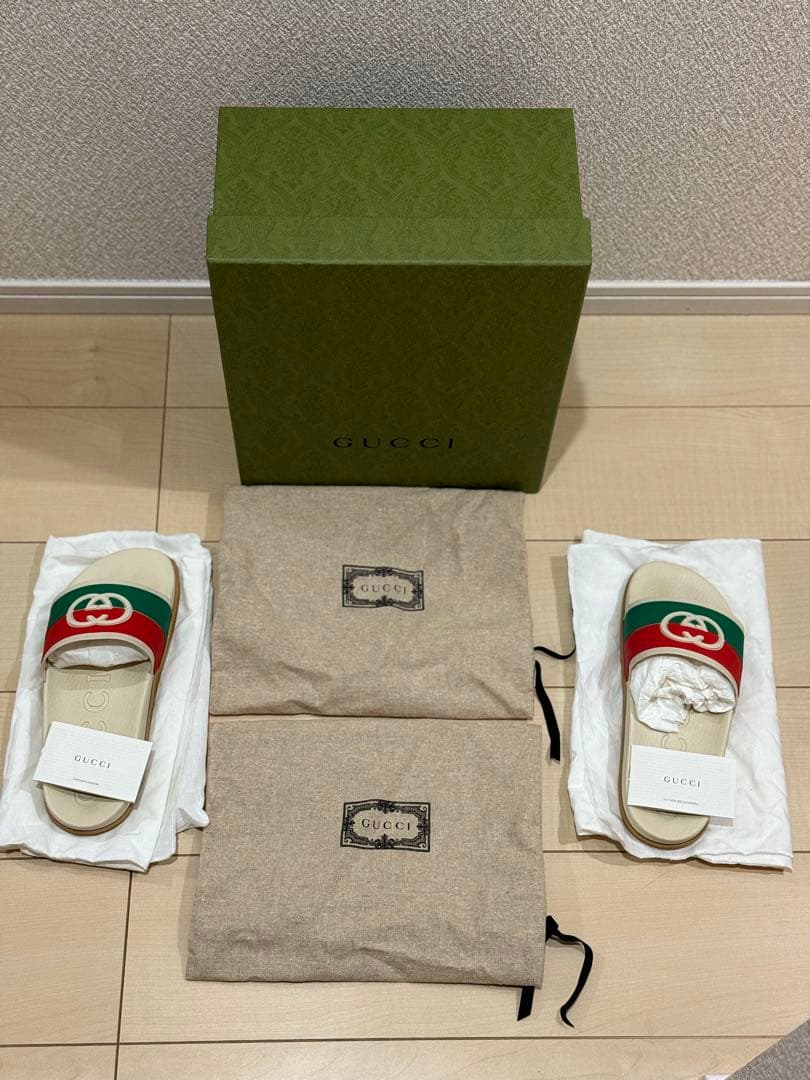 GUCCI スライドサンダル メンズ 26cm