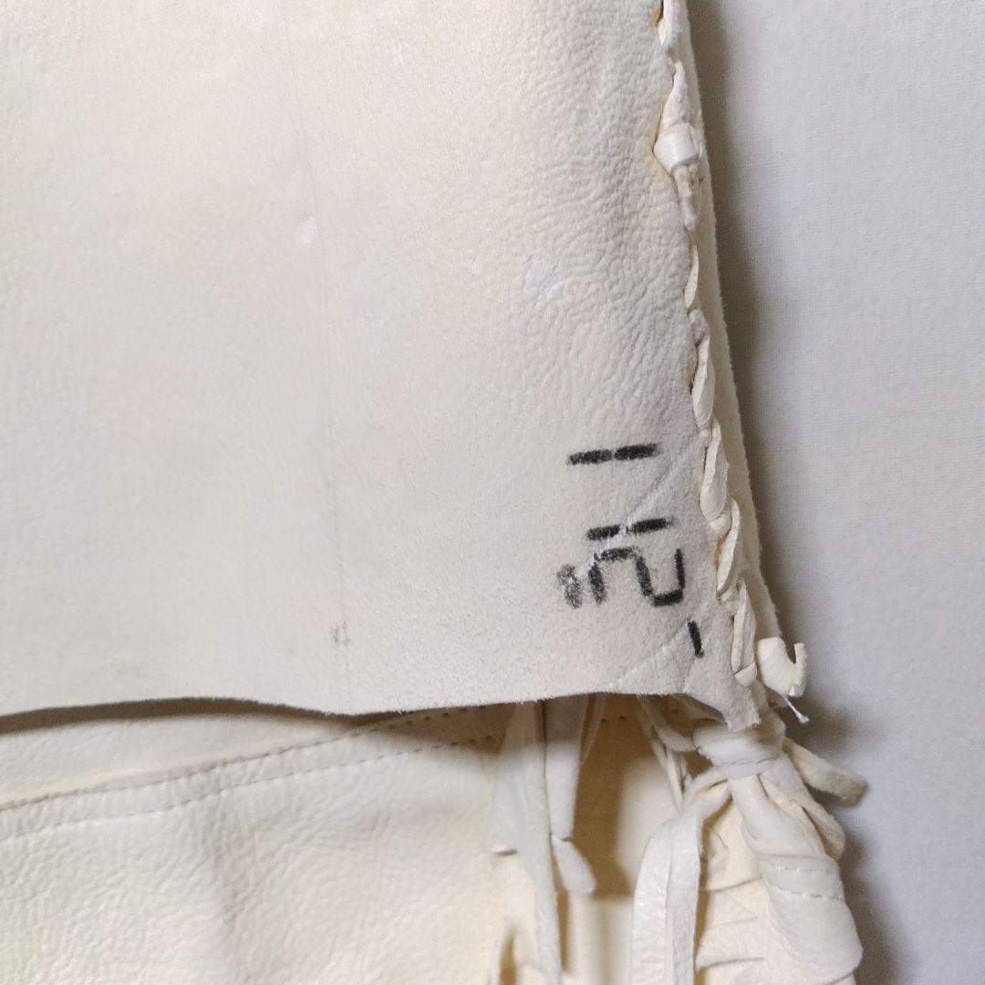 u*n様 ネイティブ 本革 ディアスキン ショルダーバッグ デッドストック メキ