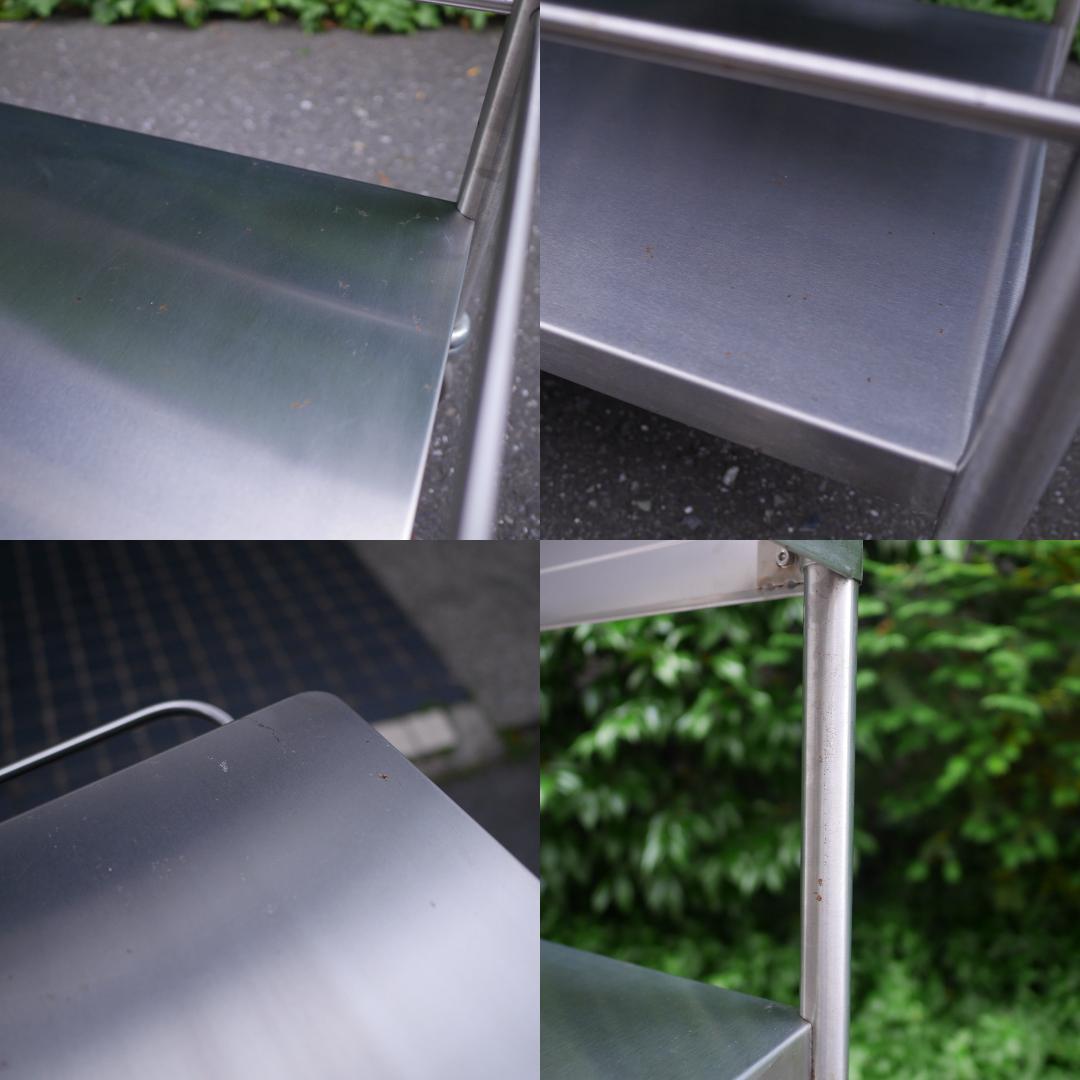 IKEA イケア FLYTTA フリッタ キャスター付 ステンレスキッチンワゴン