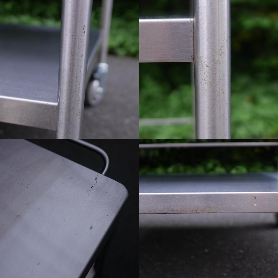 IKEA イケア FLYTTA フリッタ キャスター付 ステンレスキッチンワゴン