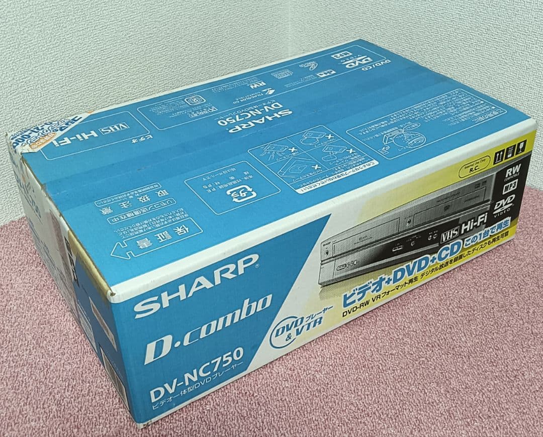シャープ DV-NC750 ビデオ一体型DVDプレーヤー 未開封品