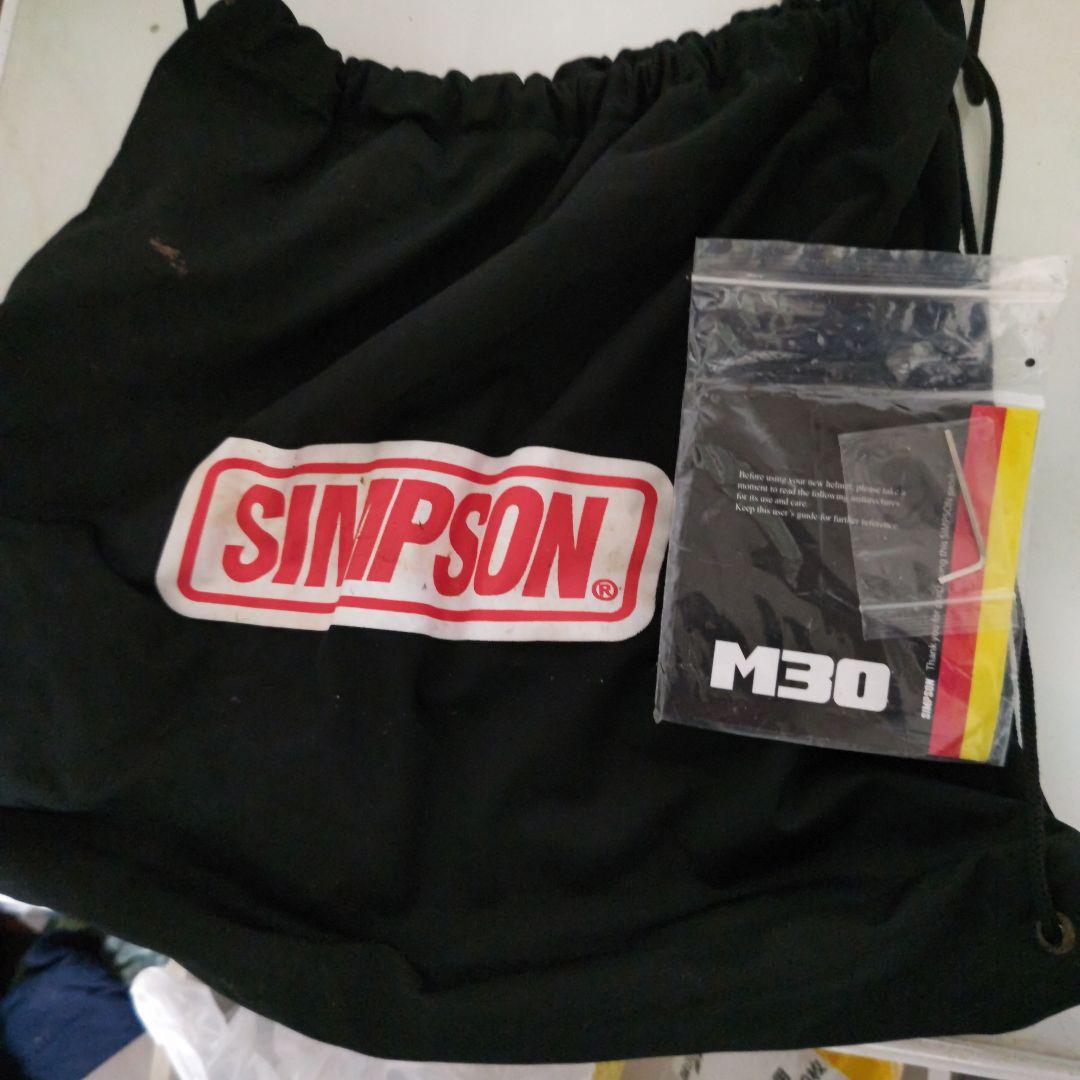 新品・未使用SIMPSOM M30 フルフェイスヘルメット カーボン