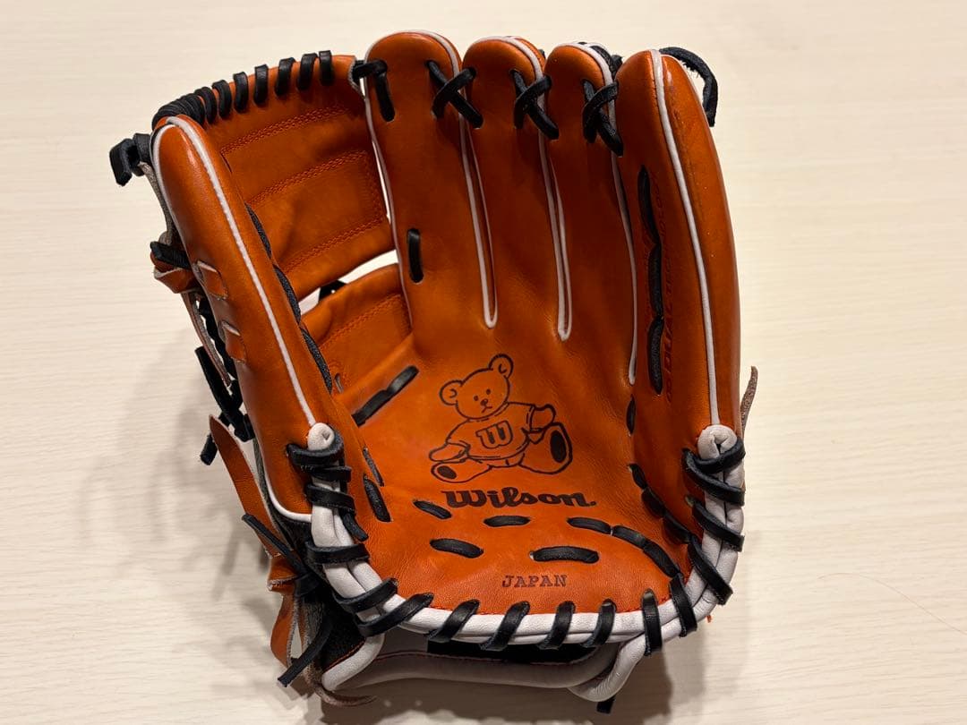 WILSON 軟式オーダーグラブ D1型 横型 湯もみ型付け済み 大谷風 投手用