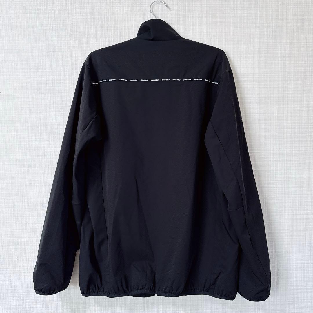 23区GOLF メンズ ライトフーデットブルゾン 防風 防寒 ブラック L
