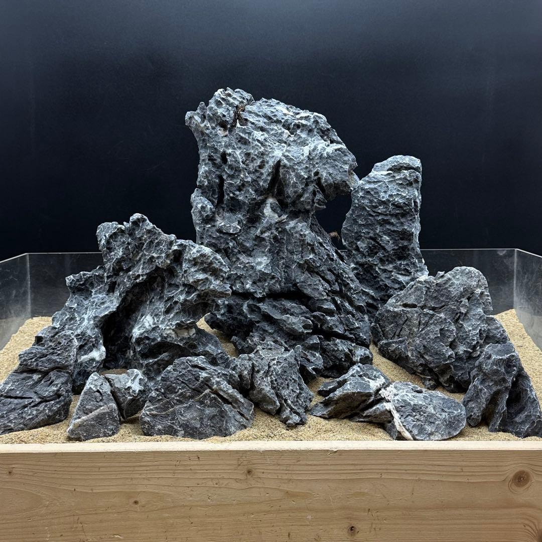 MSS-7020 青龍石13キロセット 酸処理済み龍王石　竜王石　アクアリウム