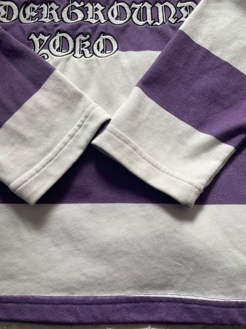 みーもflexwitme ポロシャツ 紫S DAB着用