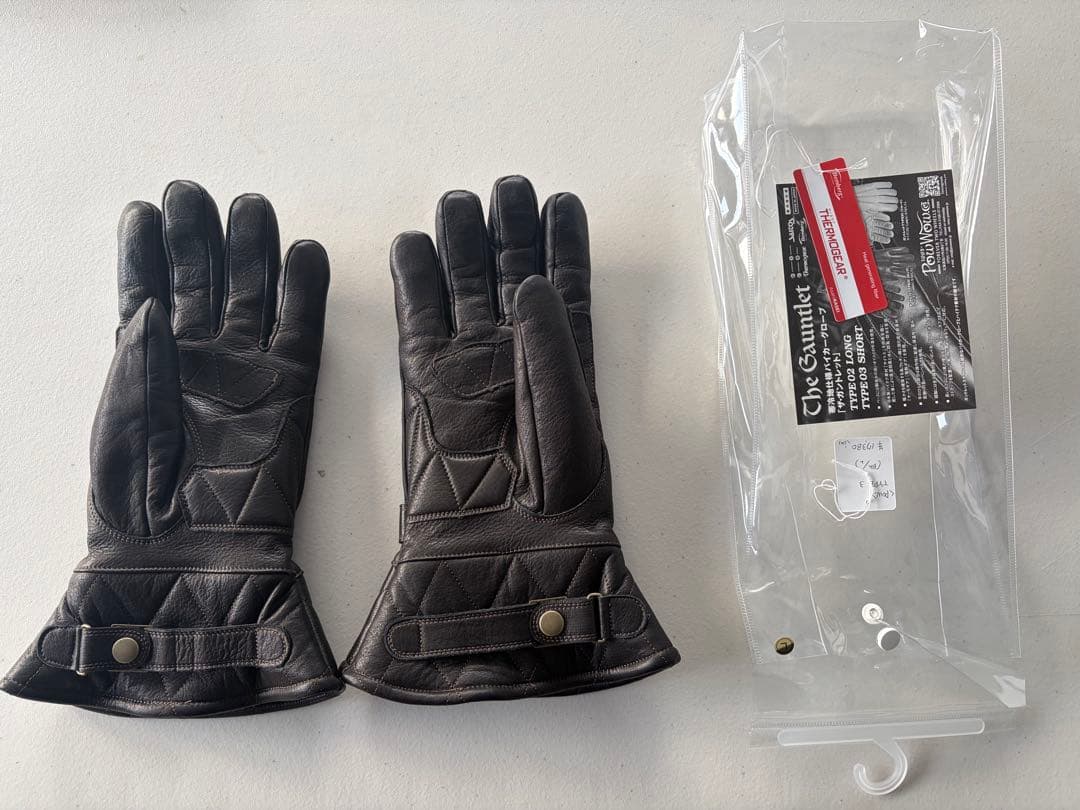 Pow Wow レザーグローブ L ブラック