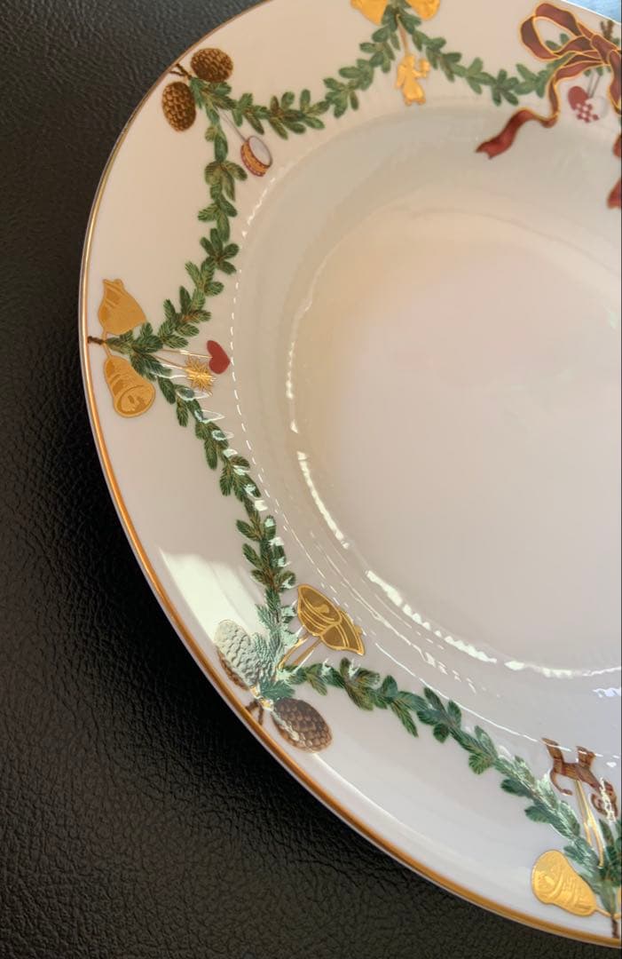 ロイヤルコペンハーゲン　スターフルーテッド ディーププレート 4枚　24センチ