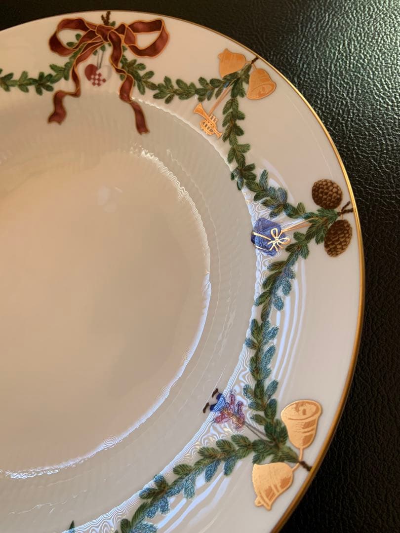 ロイヤルコペンハーゲン　スターフルーテッド ディーププレート 4枚　24センチ