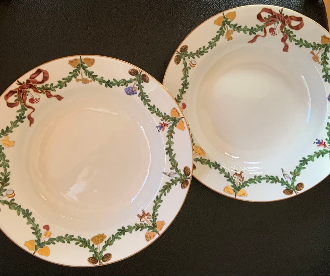 ロイヤルコペンハーゲン　スターフルーテッド ディーププレート 4枚　24センチ