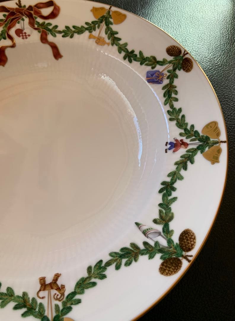 ロイヤルコペンハーゲン　スターフルーテッド ディーププレート 4枚　24センチ