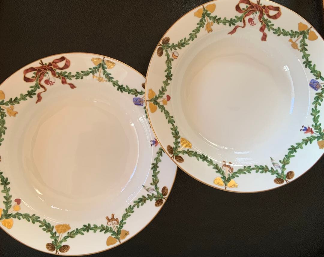 ロイヤルコペンハーゲン　スターフルーテッド ディーププレート 4枚　24センチ