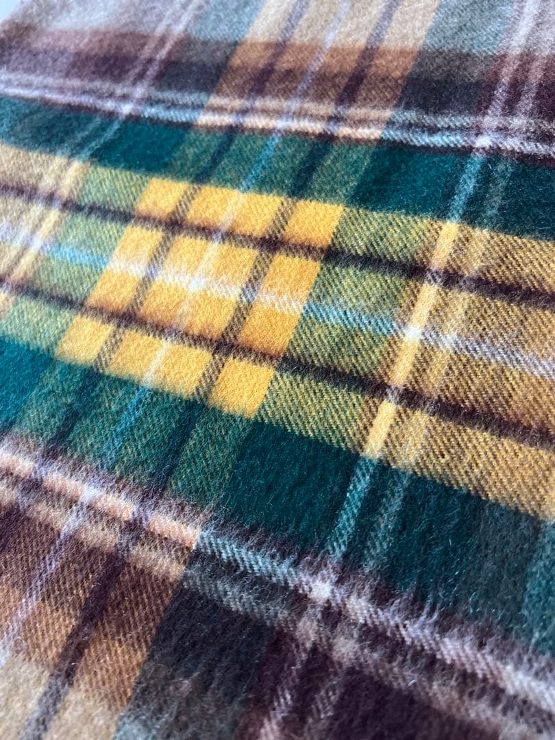 【希少】ジョンストンズ　フレームワーク別注　カシミア100%大判ストール