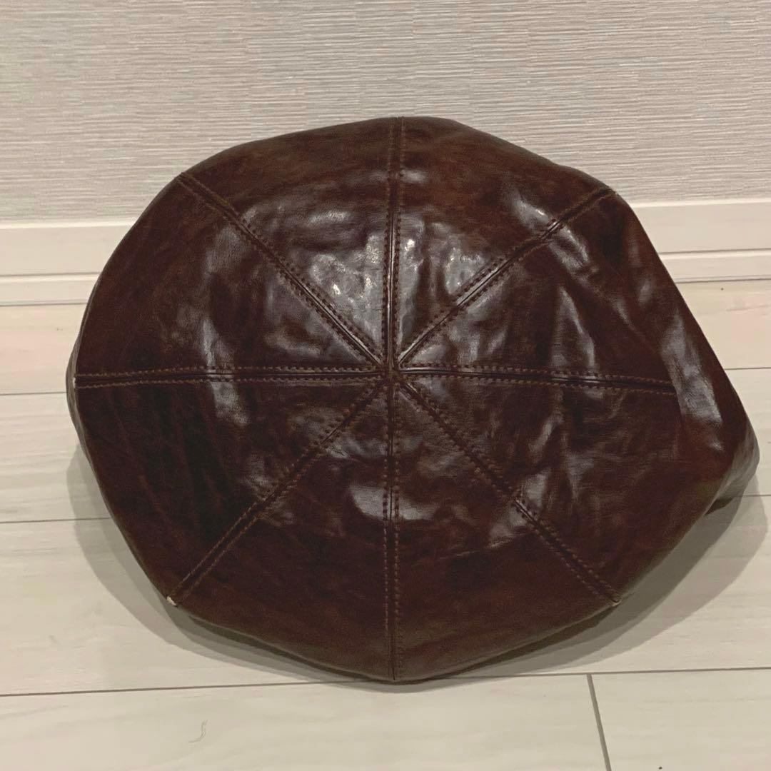 希少✨genten ゲンテン ユーフラテス 工具ロゴ レザー ブラウン