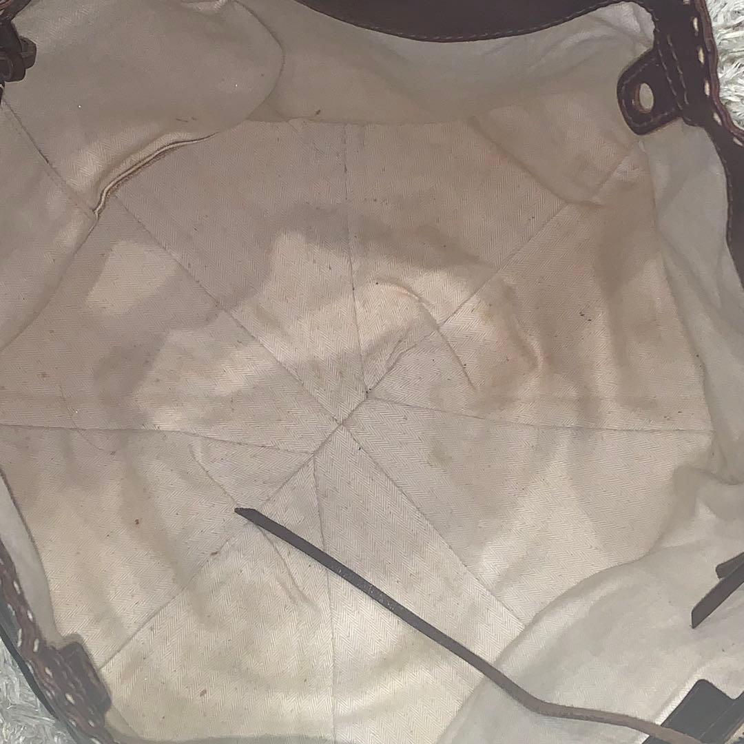 希少✨genten ゲンテン ユーフラテス 工具ロゴ レザー ブラウン