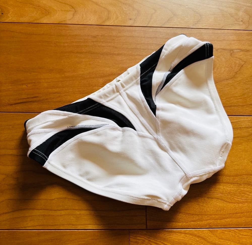 【美品】SPEEDO アクアスペック　競パン ホワイト Lサイズ