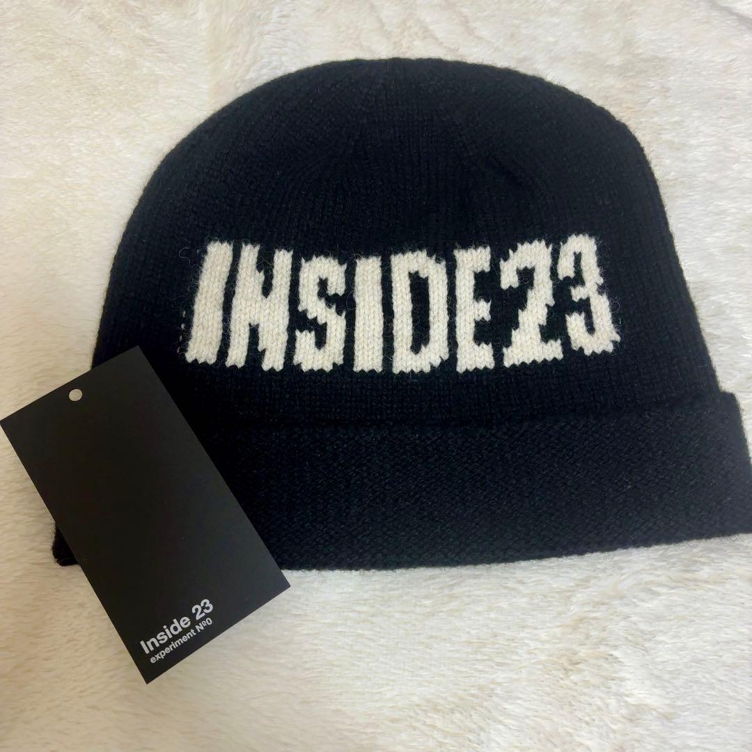 Inside23 ジャガードウールニットキャップ BLACK 亀梨和也