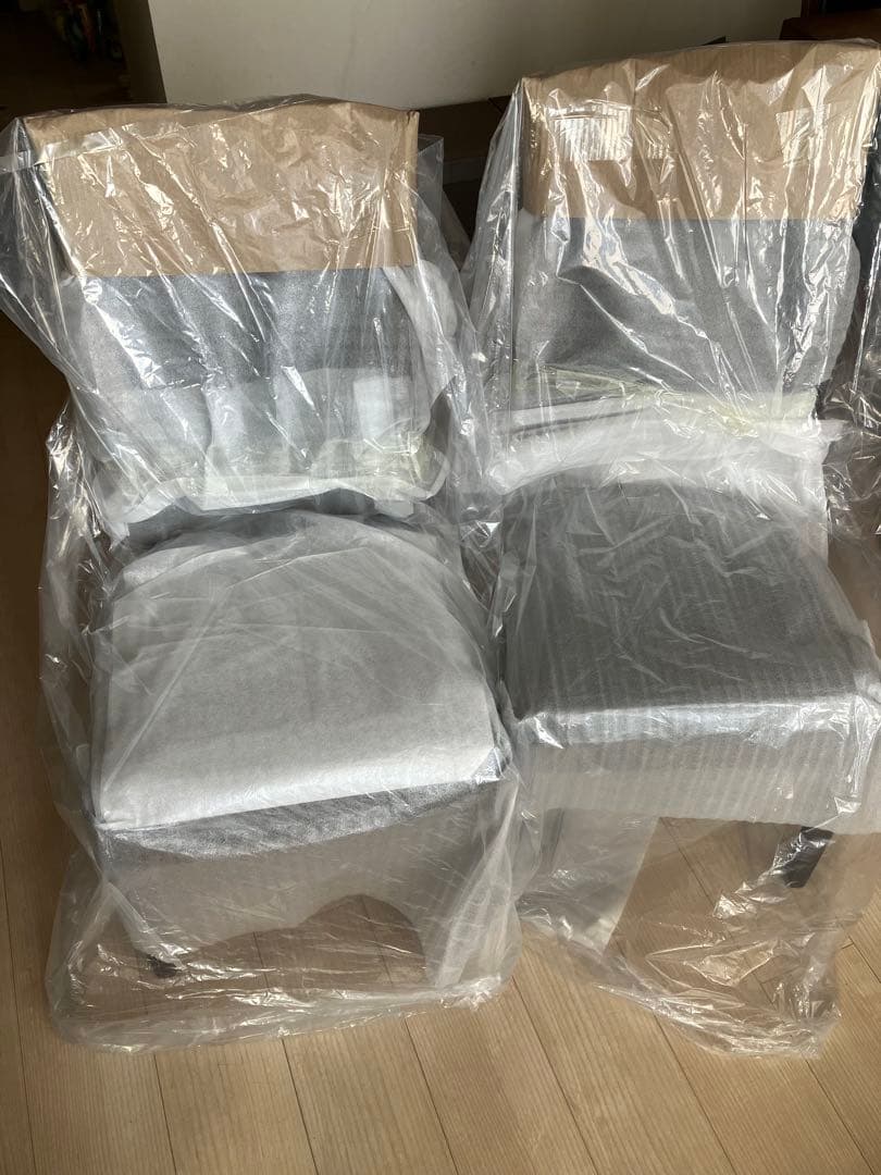 ダイニングチェア ロレイン3 ミドルブラウン 2脚セット